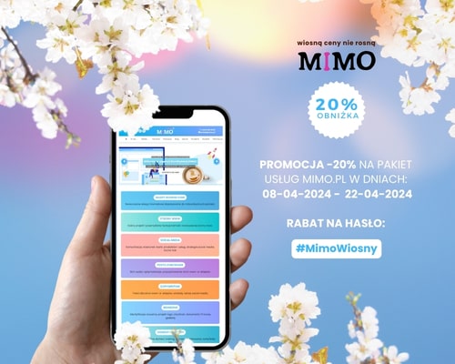 Promocja "Poczuj Wiosnę" - 20% rabatu na pakiety usług!